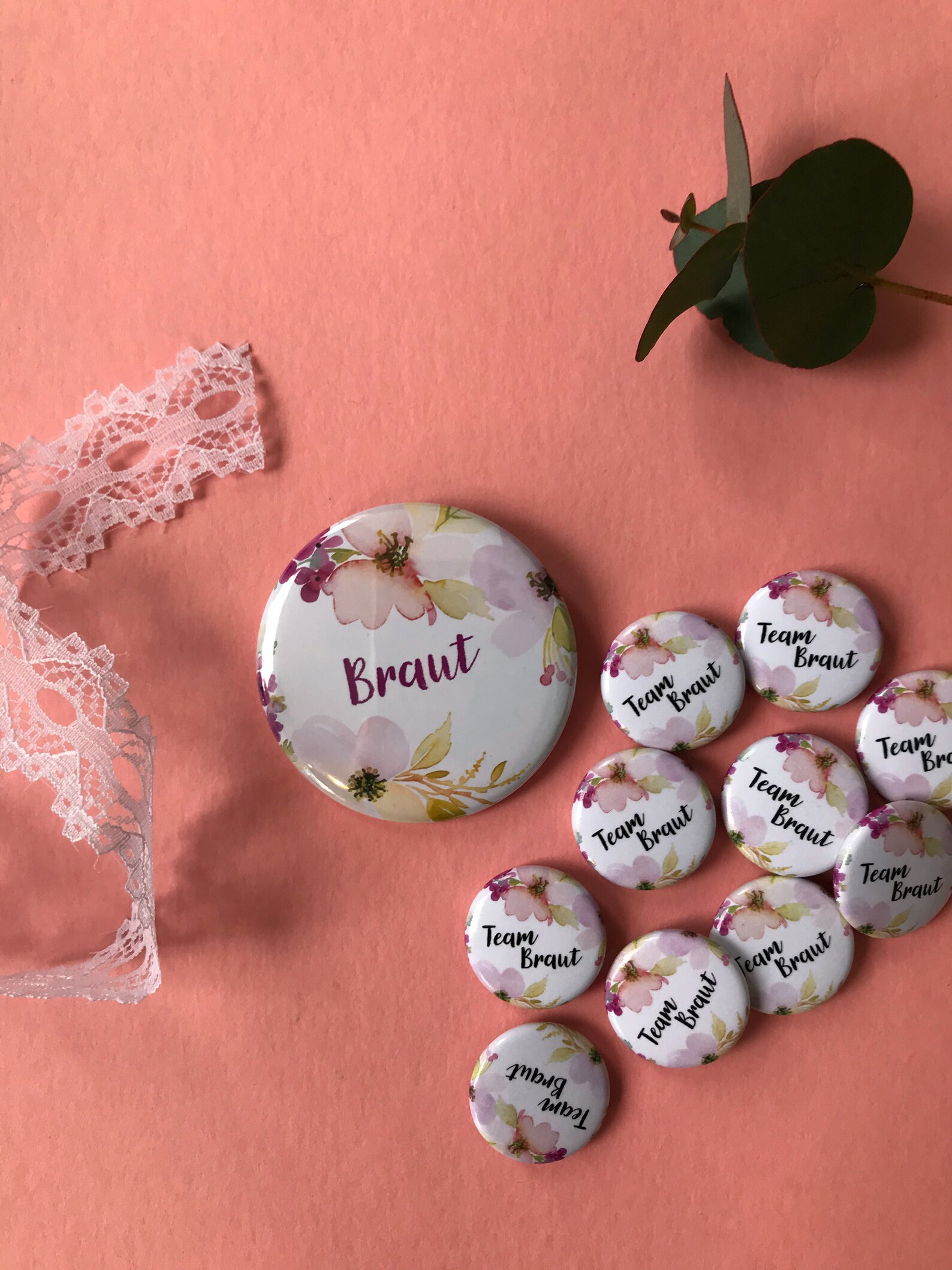 JGA-Button-Set FLORAL - Etsy.de