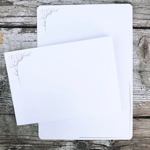 Schrijfpapier magnolia DIN A5 I set schrijfpapier/enveloppen