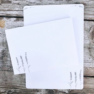 Schrijfpapier lavendel DIN A5 I set schrijfpapier/enveloppen