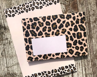 Briefpapier Leopard DIN A5 I Set Briefpapier/Umschläge