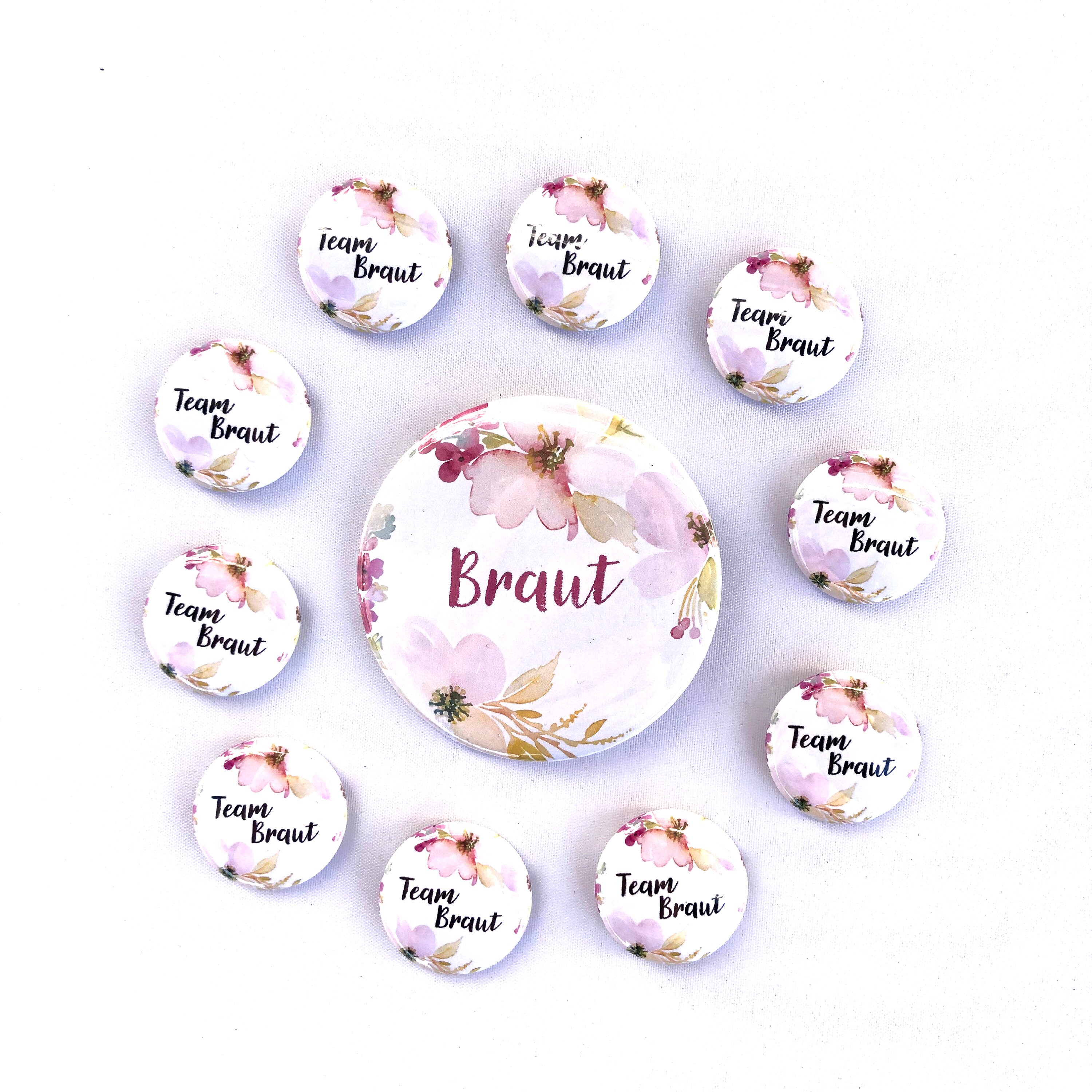 JGA-Button-Set FLORAL - Etsy.de