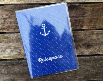 Passport case | Blue Anchor