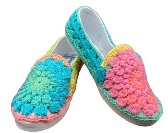 Starburst Granny Shoe Pattern