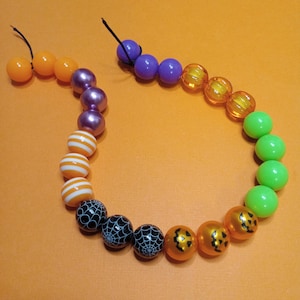 Halloween Jewelry Supplies,25pc Halloween Beads,DIY Halloween Jewelry,Halloween Acrylic Beads,Halloween Craft Supplies,Beads,Party Supplies