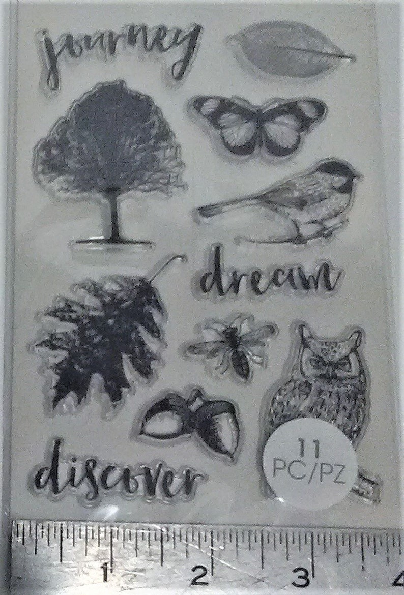 Clear stamps Bees,Butterfly rubber stamps fabric stamps scrapbooking Owl DIY Crafts,Art craft Clear rubber Stamps,Bird rubber stamp