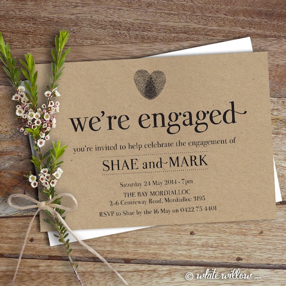 Engagement Party Invitation Engagement Party Invite - Etsy