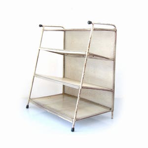 Large Mategot style vintage magazine rack - Jean Prouve, Charlotte Perriand, Le Corbusier, Pilastro, Aalto, fifties, sixties, retro, eames