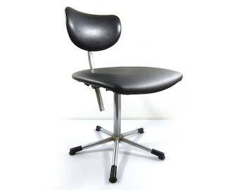 Brothers de Wit Schiedam desk chair - fifties, sixties, retro, eames, poul cadovius, vintage, charlotte perriand, braakman, jean prouve
