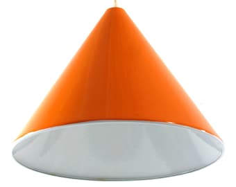 Arne Jacobsen Louis Poulsen oranje 1960s billiard lamp - Achille Castiglioni, Flos, sarfatti, joe colombo, Verner Panton, charlotte perriand