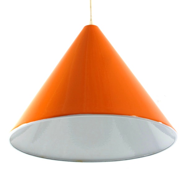 Arne Jacobsen Louis Poulsen oranje 1960s billiard lamp - Achille Castiglioni, Flos, sarfatti, joe colombo, Verner Panton, charlotte perriand