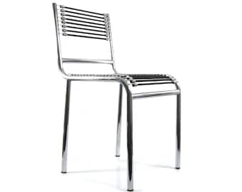 René HERBST 1928 dining chair "Sandow" - Kartell, Castiglioni, Pierre Paulin, Artifort,  Verner Panton, Colombo, Retro Seventies Pop