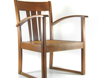 Antique oak Art Nouveau RELAX chair -  josef hoffmann, thonet, mackintosh, art deco, secessionist, olbrich, jacob & josef, otto wagner