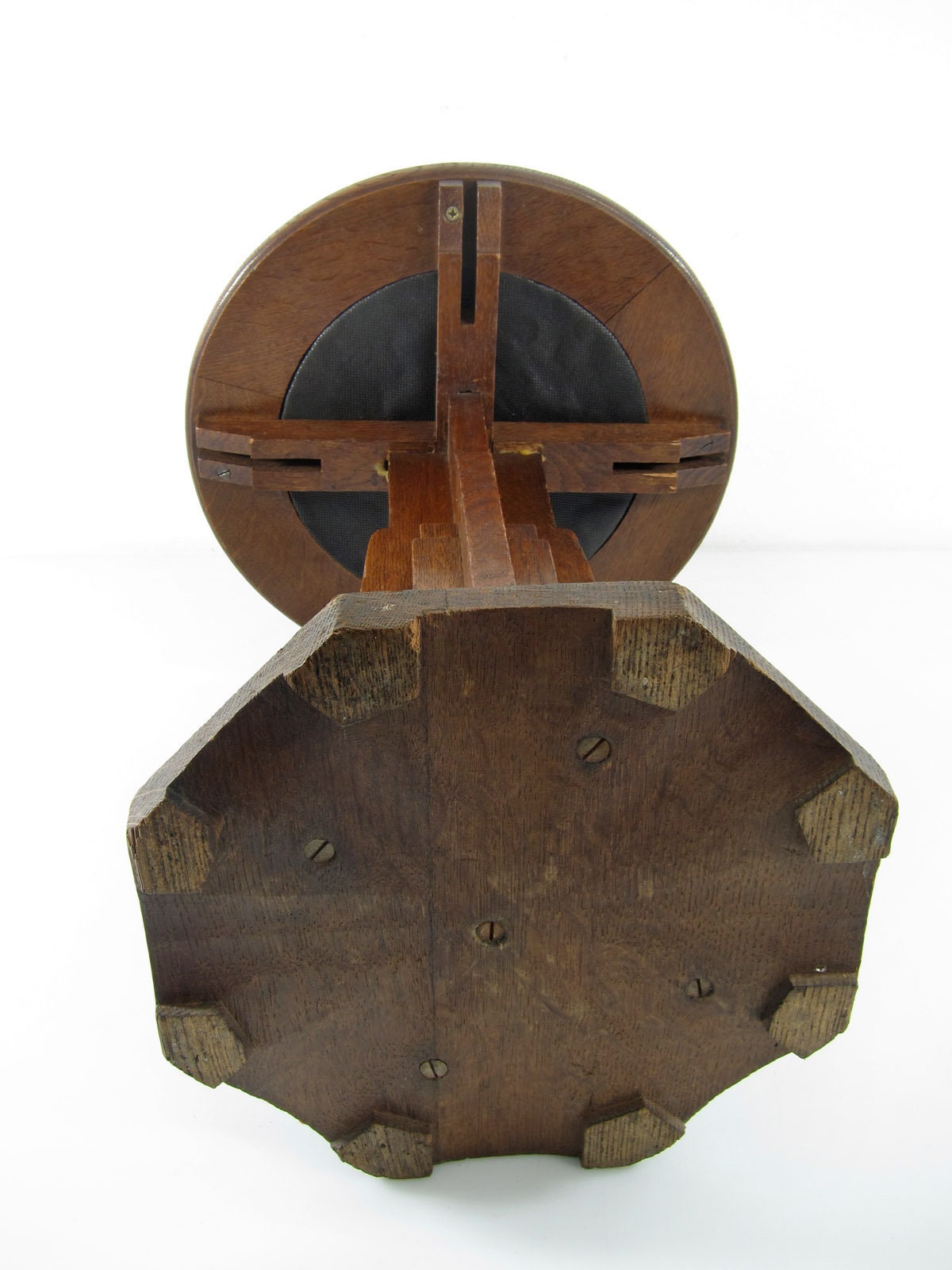 Art Deco Antique 1900s-1930s Stool Joseff Hoffman, Berlage, Bauhaus ...