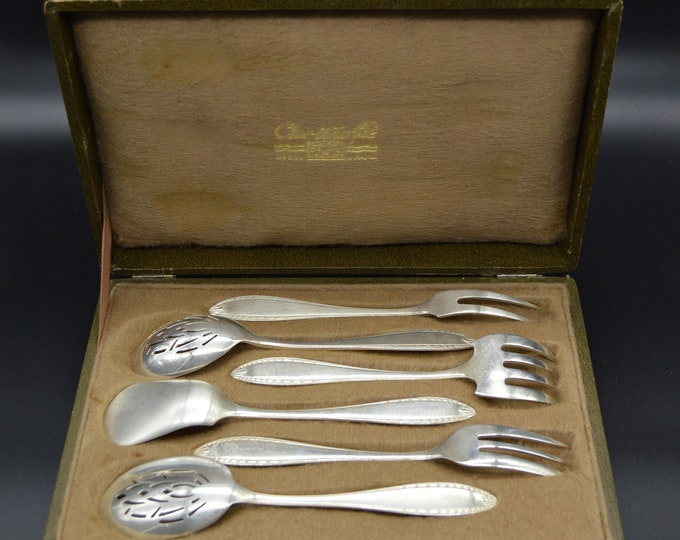 Christofle Servers French Antique Silver Plate Candy Sweet Cake Fruit Confiture Petit Four Ecumoires Fourchettes Pelle Early 1874-1877