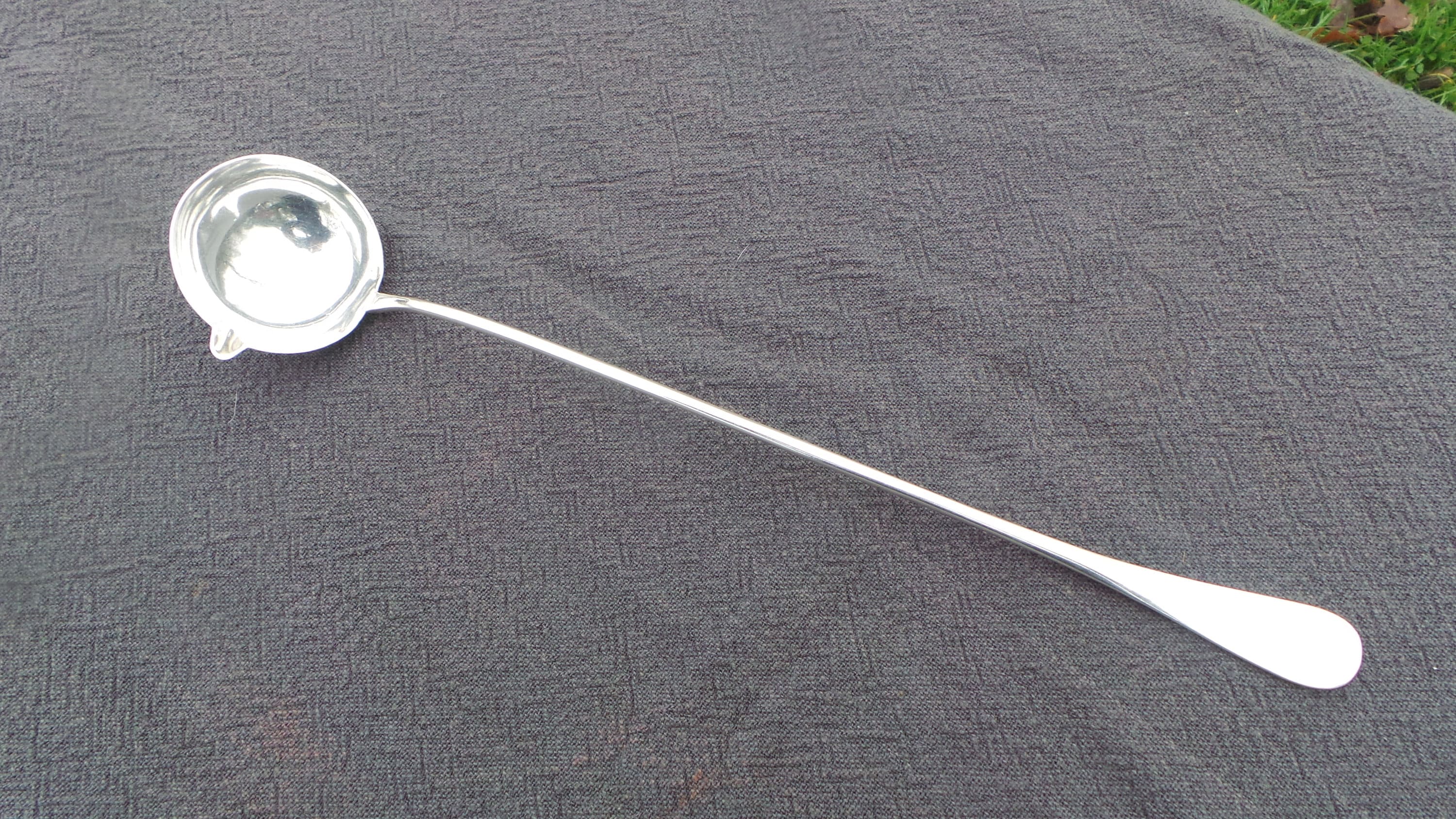 Ercuis Louche O E 4 Sauce Petit Vintage Français Toddy Décideurs Marque Ercuis Argent Plaque Qualité