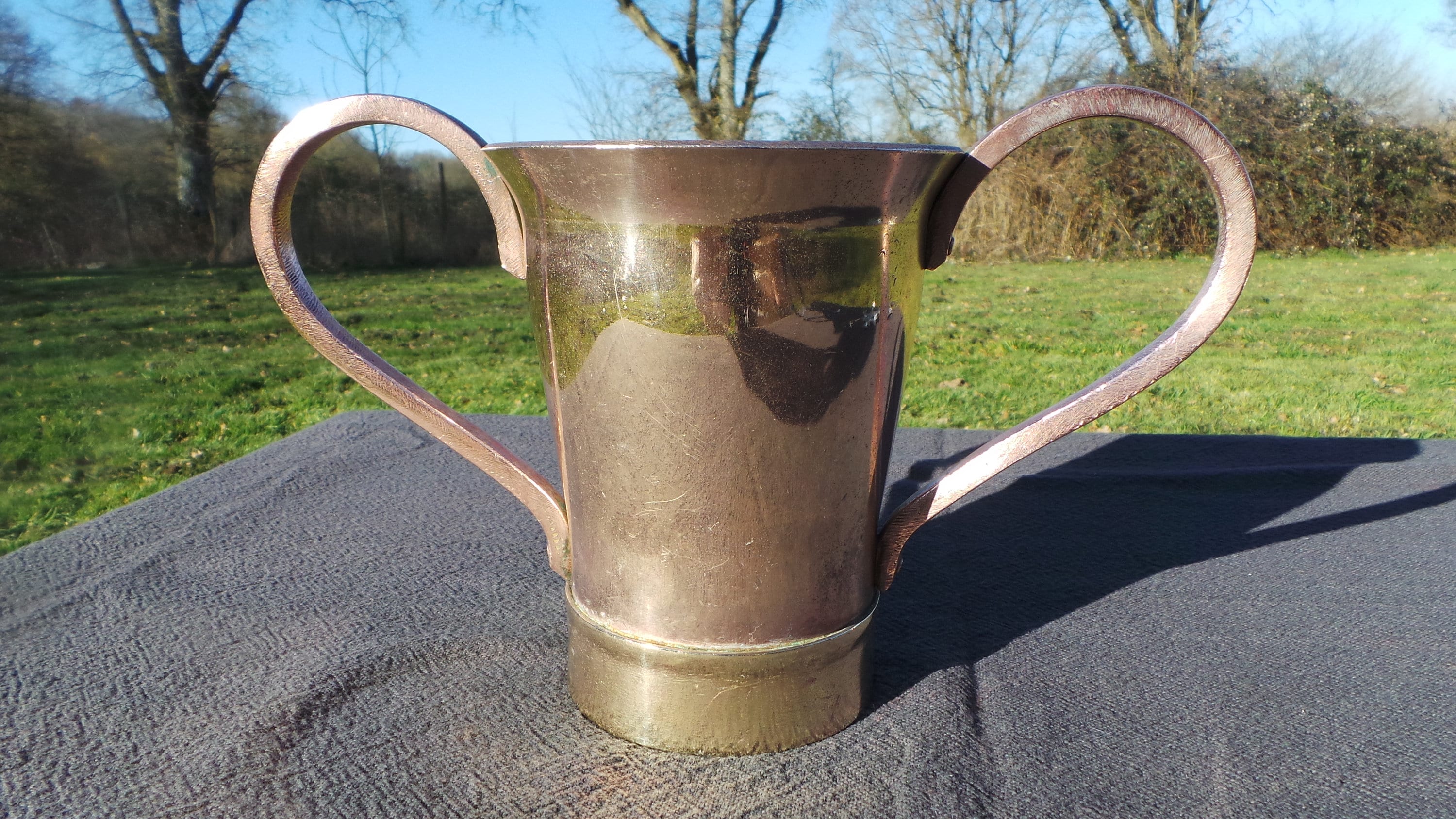 French Bronze Vase Large Heavy Vase Superb Vintage French Bronze Pot Bronze Utensil Holder Heavy
