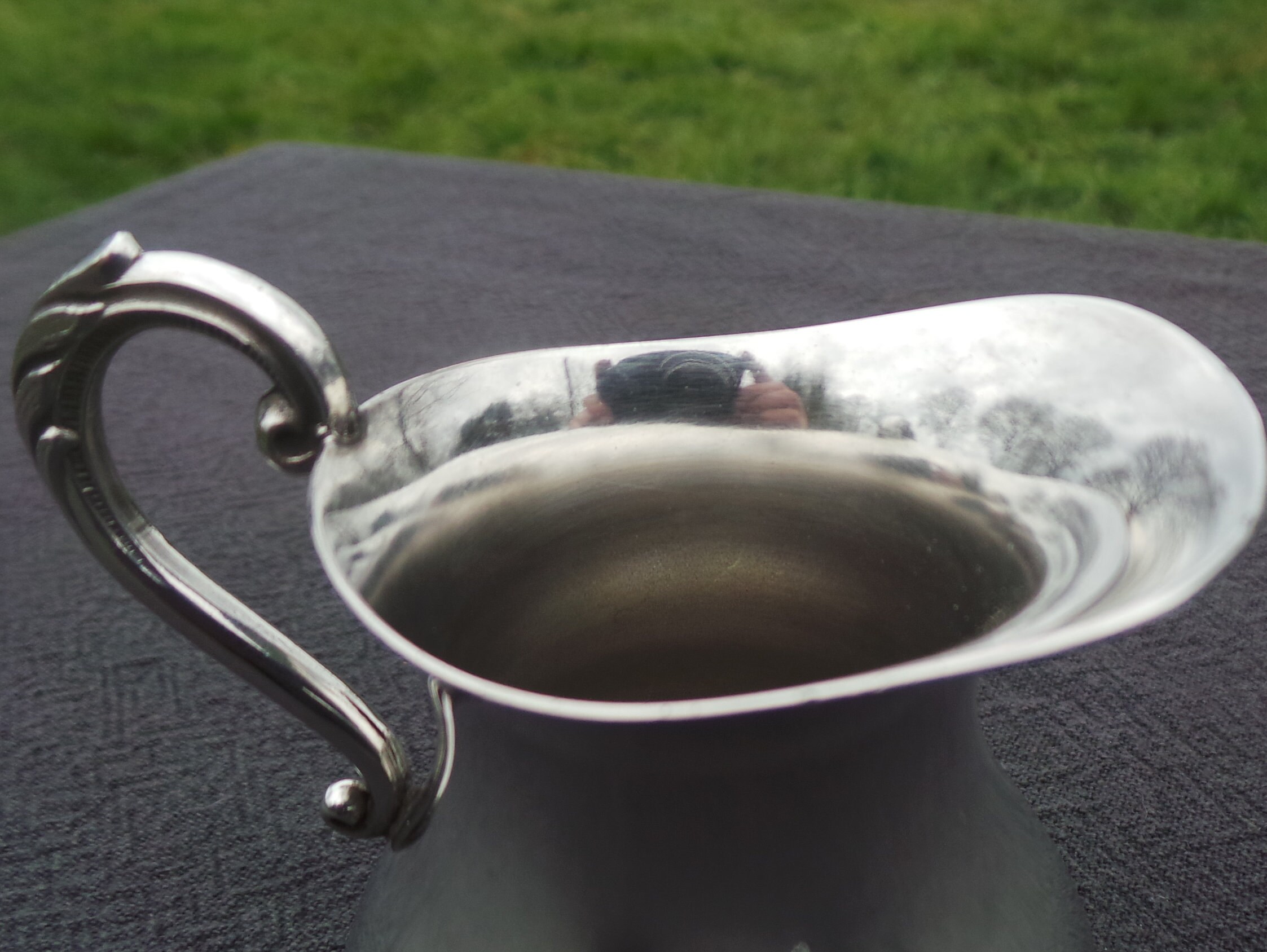 Canadian Vintage Silver Plate Milk Jug Milk Pitcher Style