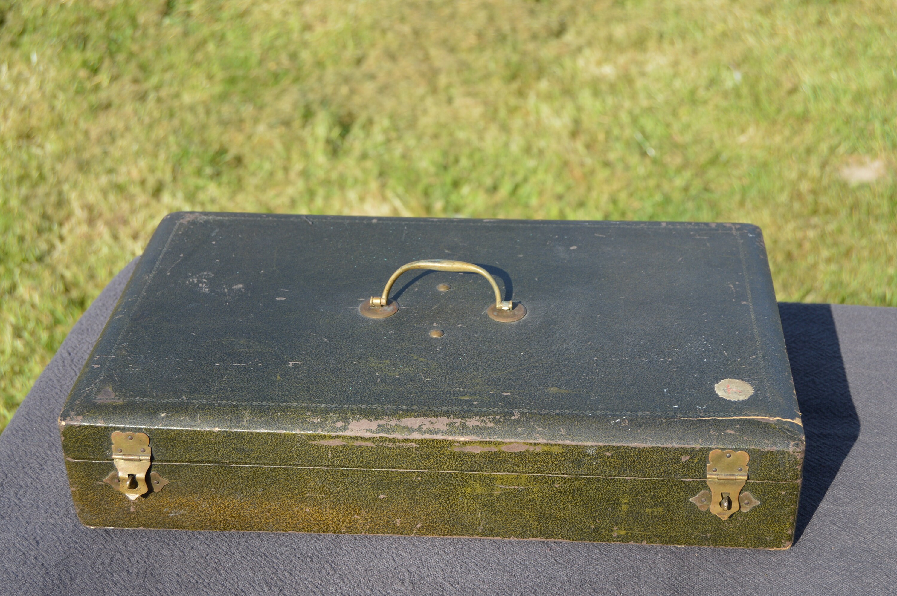 Christofle Antique Cutlery Box Flatware Fitted Interior Fully Marked Christofle Paris For Utensil Fl