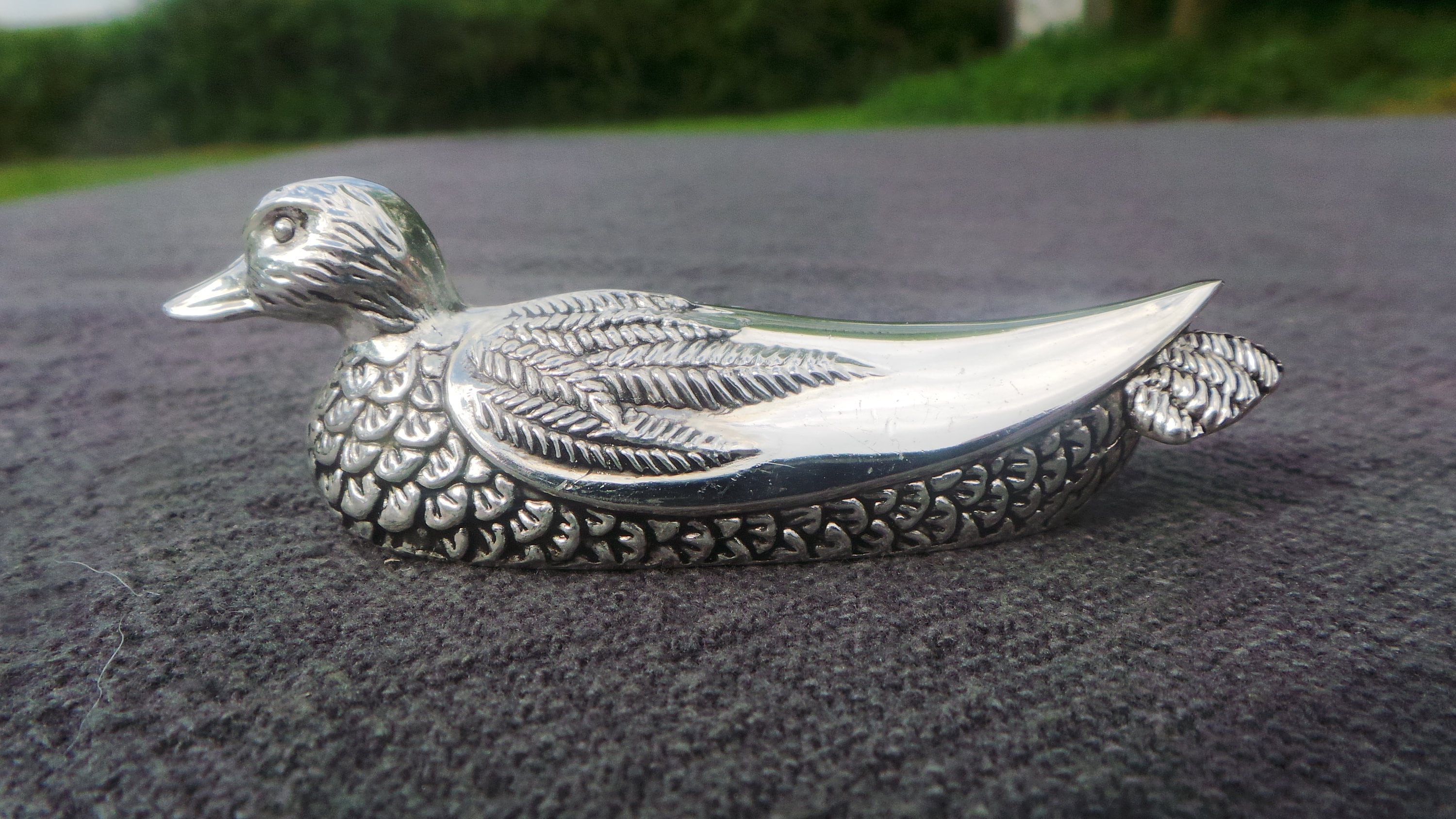 Knife Rests Vintage French Silea SIx Solid Bird Duck Knife Rests