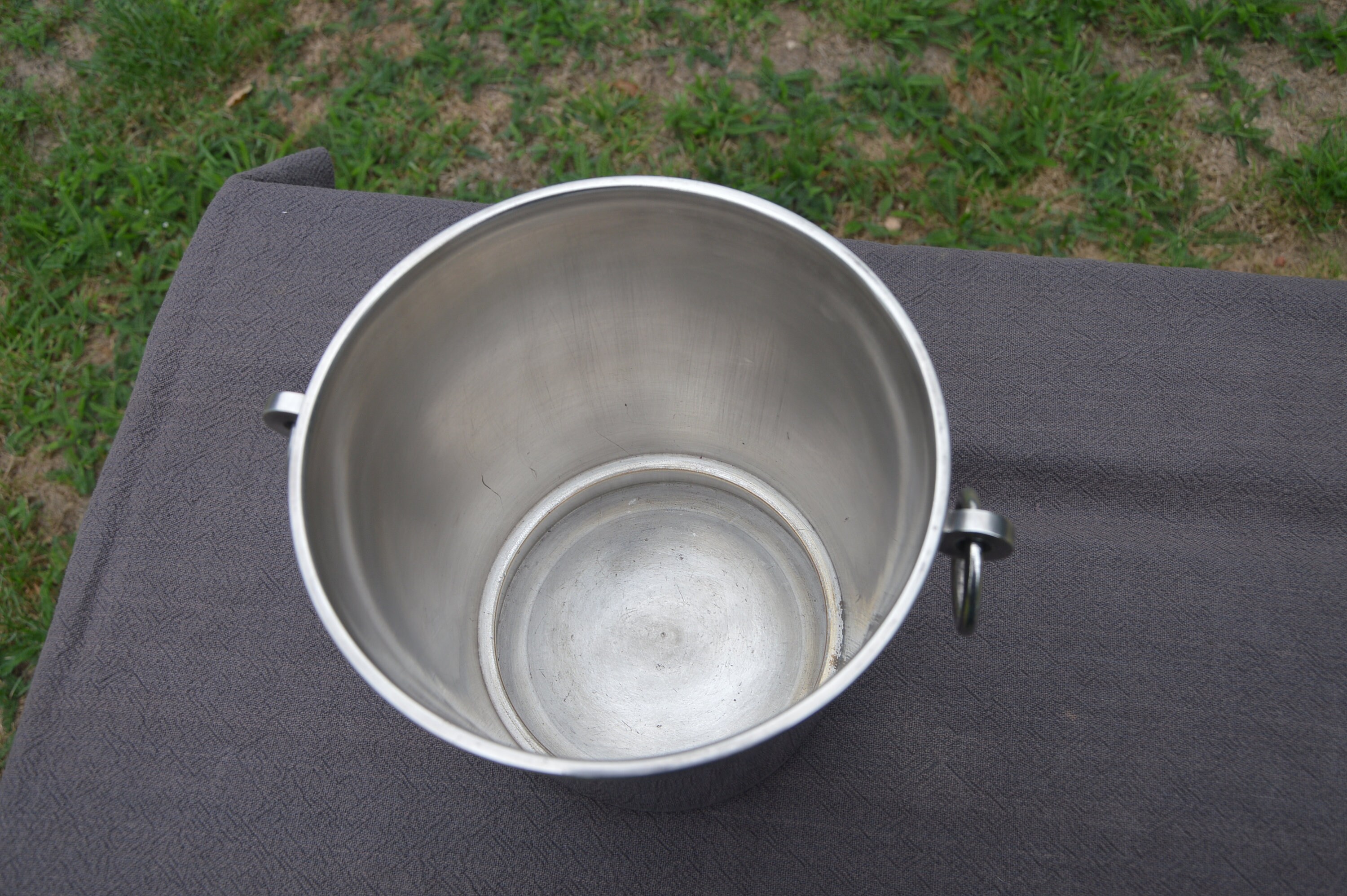 French Silver Plated Champagne Bucket Wine Cooler Made in France JHP 20