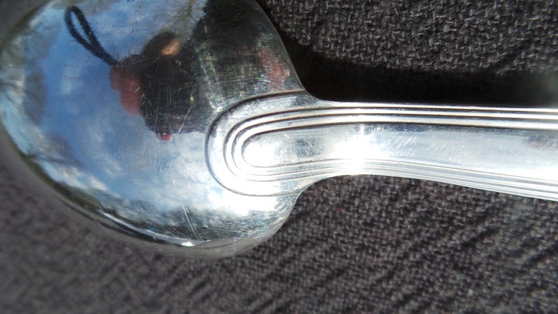 Christofle Six Spoons and Forks Good Size French Silver Plated Marked Christofle Vintage Christofle 1935-1983 Cutlery Flatware Some Wear