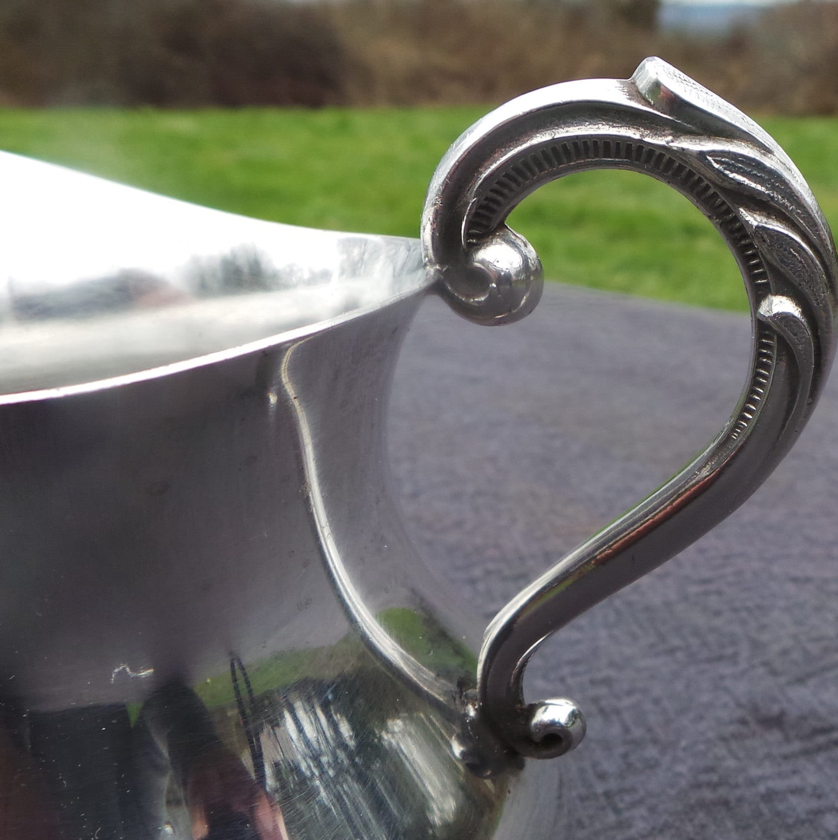 Canadian Vintage Silver Plate Milk Jug Milk Pitcher Style