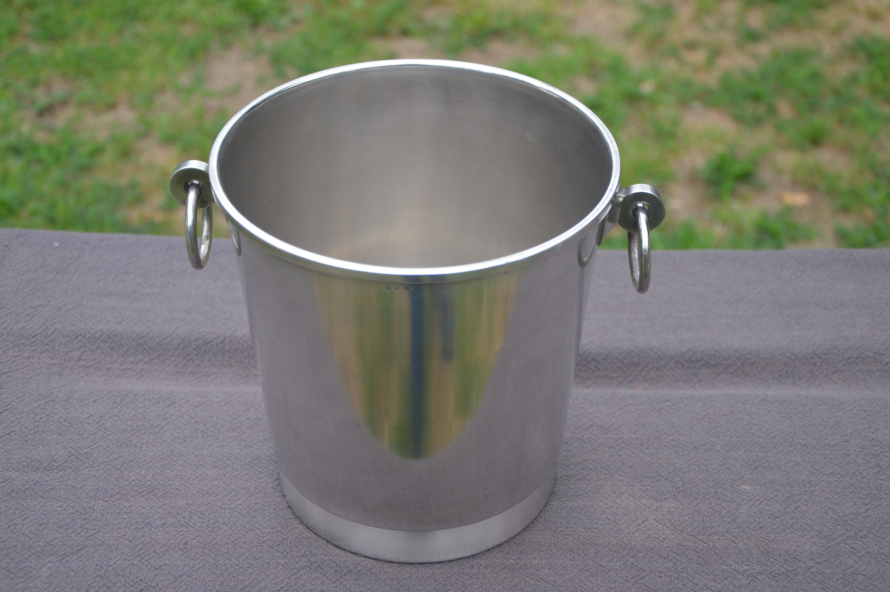 French Silver Plated Champagne Bucket Wine Cooler Made in France JHP 20