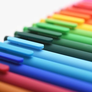 10/20 Farben Neon Solid Solid Color Soft Touch Gel Tintenroller Schwarze Tinte oder bunte Tinte0,5 mm