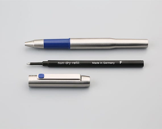 Stylo Bille Bureau En Acier Inoxydable - Lot De Stylos Noirs - Neuf Avec étiquettes (UK)