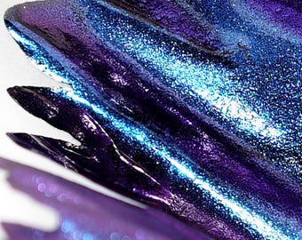 Multicolor Shimmer Füllfederhalter Tinte 18ml, Color-Shift Galaxy Dip Pen Ink, Perlglanz Kalligraphie Tinte für Glasstift & Art