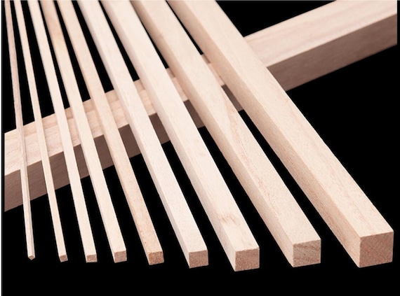 Balsa Wood Strips for Crafts 