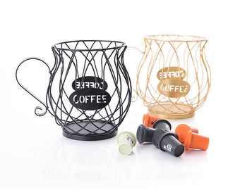 1PC Coffee pod holder for K cups, K cups holders for counter, Coffee pod holders for counter, Coffee pods storage, Small k cup holder