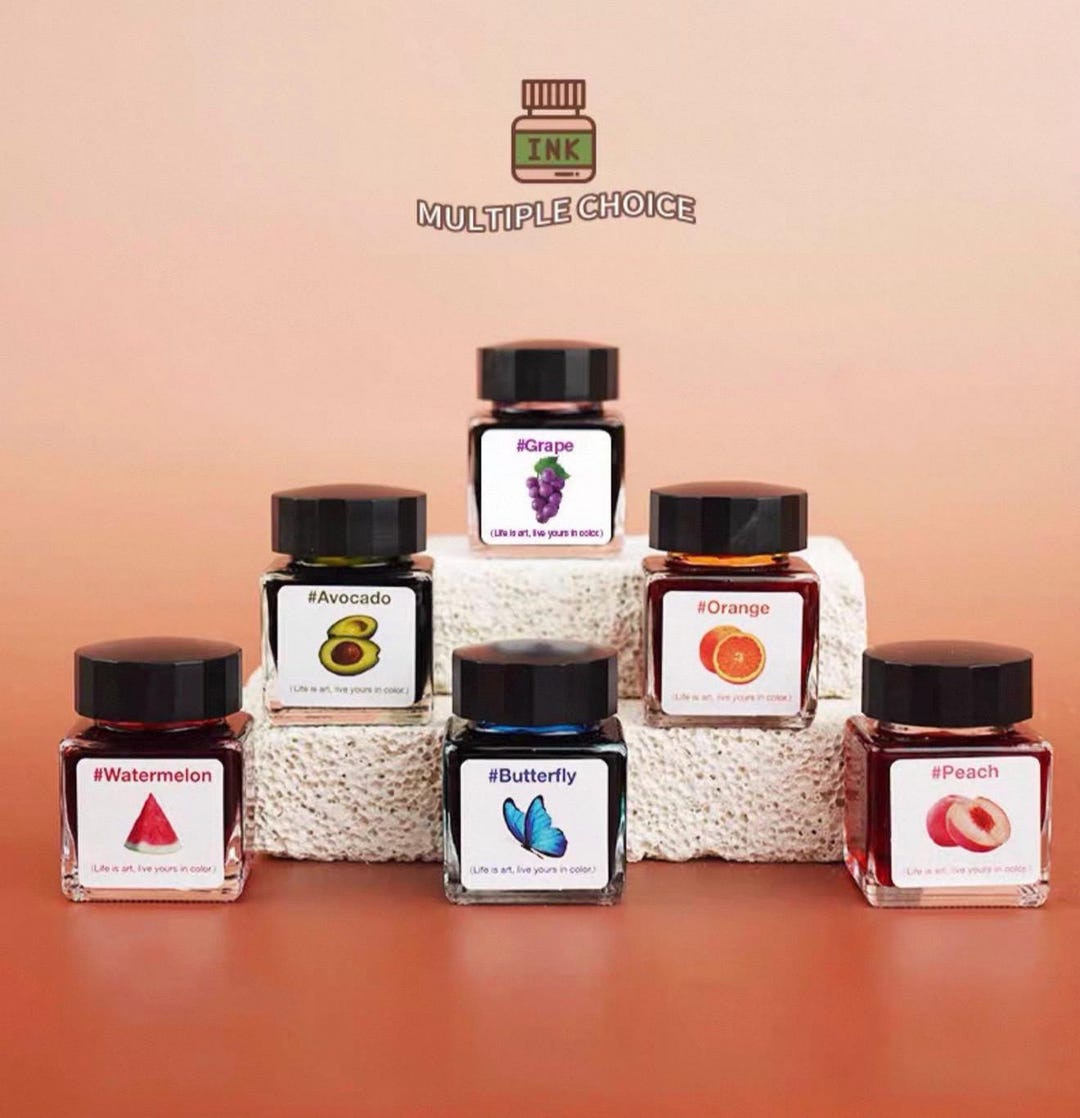 Colored Ink Fountain Pen Ink for Dip Pen Glass Pen, Fast Dry Non Carbon ...