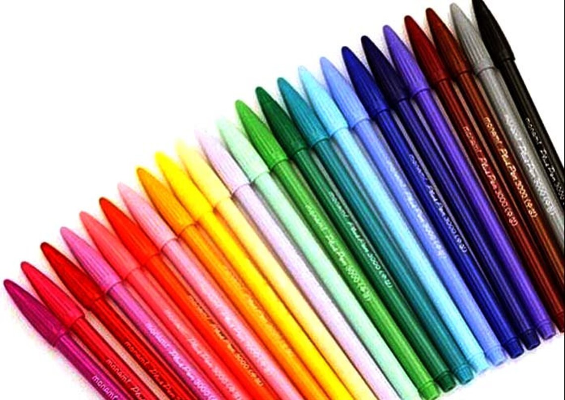 24 Colors Watercolor Painting Markers Vibrant Brush Pens for Etsy