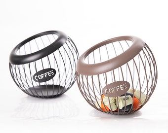 Coffee pod holder for K cups, K cup holders for counter, Coffee pod holders for counter, Coffee pods Fruit storage, Small k cup holder