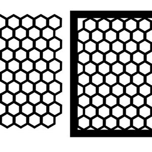 Honeycomb SVG stencil for cards and more