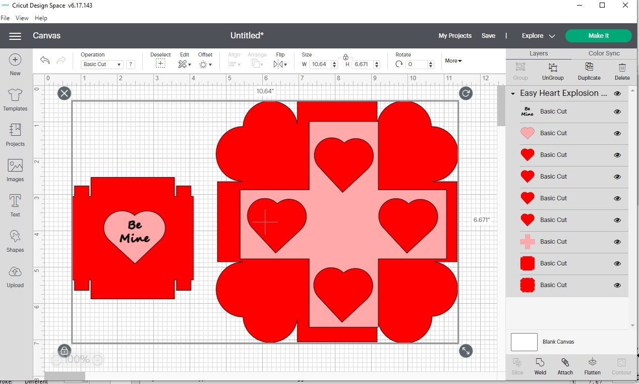 Exploding Box SVG, PDF, Heart Box, Explosion Box Pop up Card. Love ...