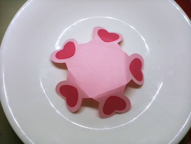 explosion box svg pdf pocket insert exploding heart design etsy