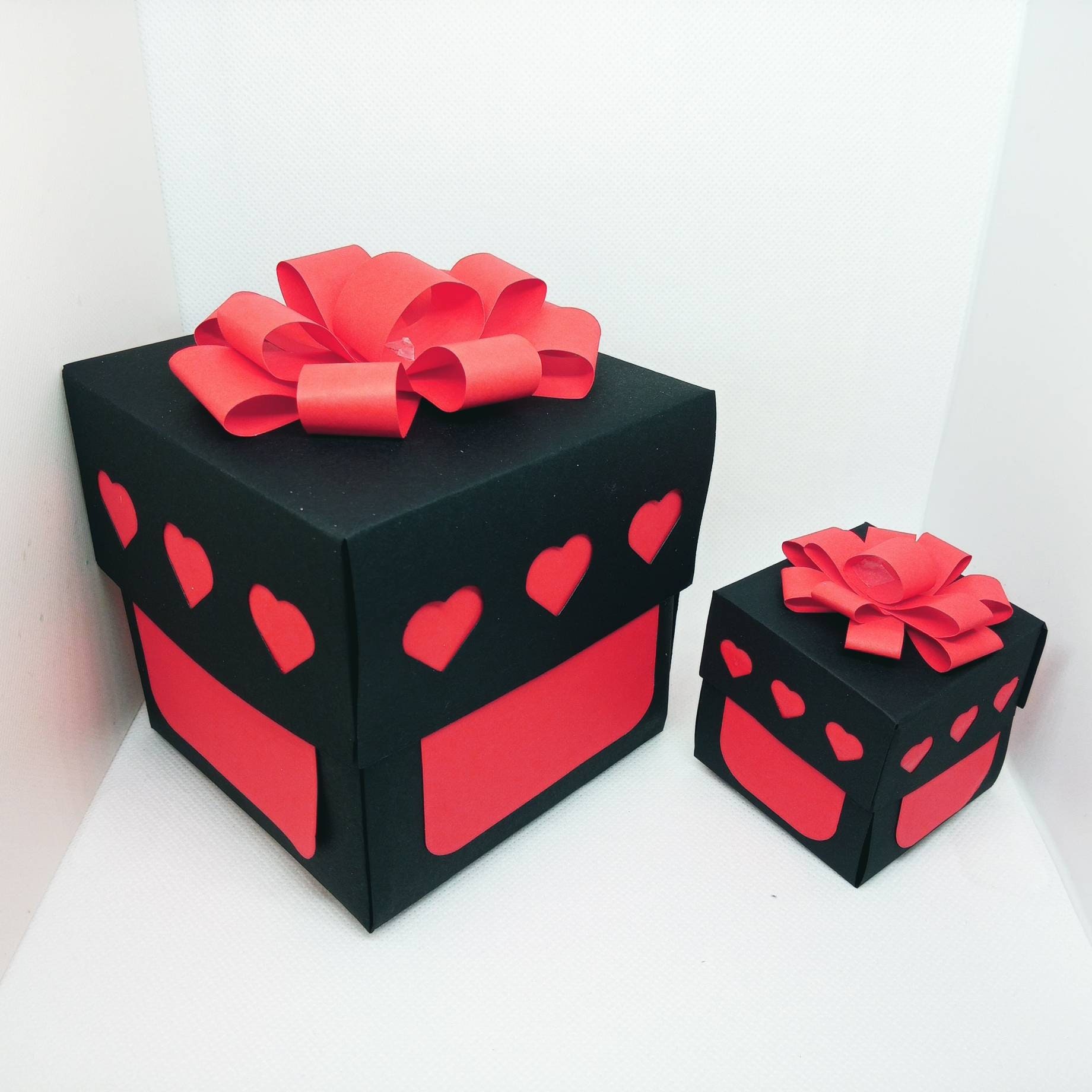 SVG exploding box explosion heart card valentine's day Etsy