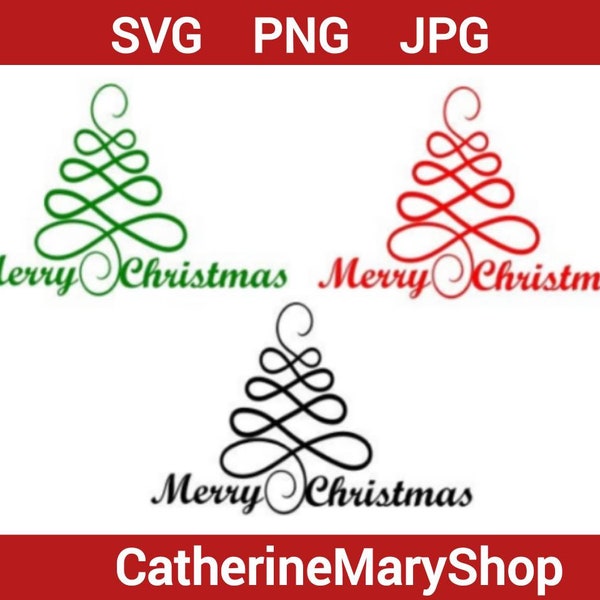 Merry Christmas SVG PNG Jpeg for Christmas Tea Towels, Holiday Flour Sack Towels, Holiday Tea Towels, Christmas koozie svg png jpeg