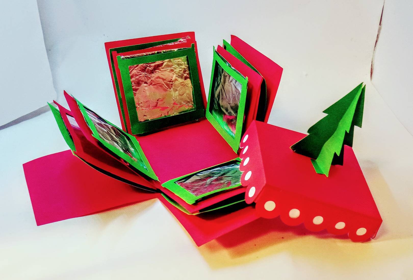 Explosion Box With Picture Frame Svg,exploding Box Svg, 9 Slide In ...