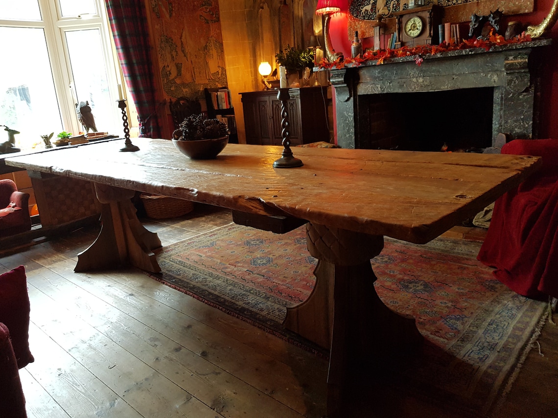 Unique Medieval / Viking / Celtic castle banquet table hand Etsy