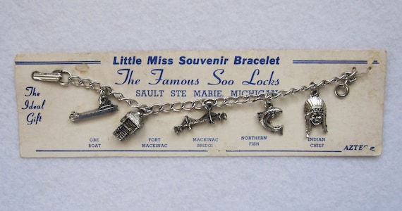 Vintage 1960's Little Miss Michigan Souvenir Char… - image 2