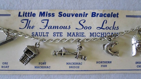 Vintage 1960's Little Miss Michigan Souvenir Char… - image 1