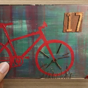 Cycling themed blank cards for bike lovers