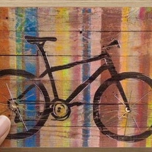 Set of five bike art greeting cards with envelopes