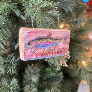 Trout Ornament 3 from Original Artwork
