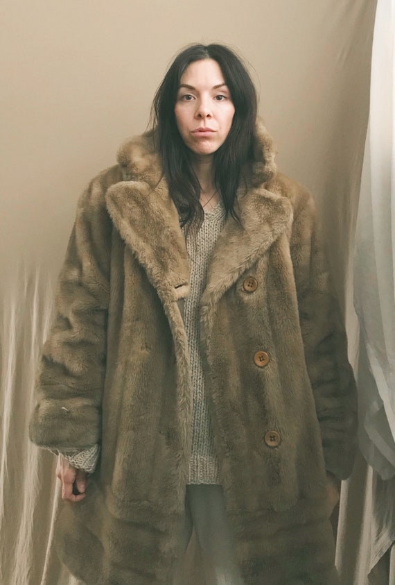 70s Faux Fur Coat