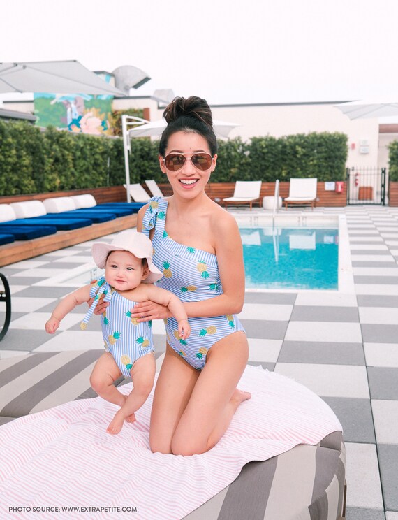 mum and baby matching swimwear