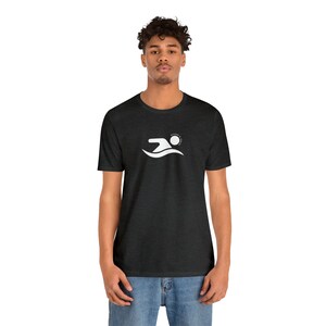 Black Swimmer Shirt, Michael B. Phelps Shirt, Montgomery Alabama, Riverboat Scene Shirt imagem 3